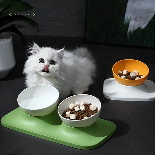 adjustable double bowl feeding station - MRSLM