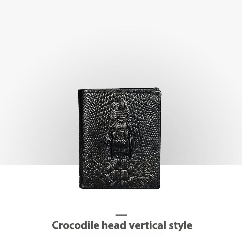 embossed leather wallet, view 20 - MRSLM