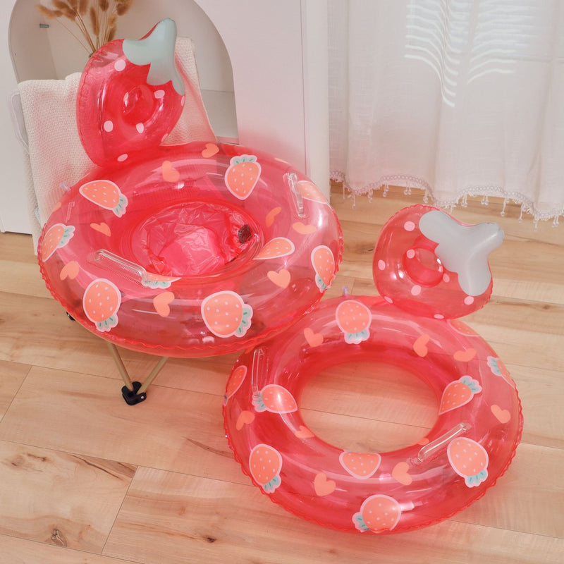 inflatable baby swim ring with seat, view 11 - MRSLM
