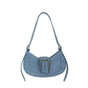 half moon shoulder hobo bag, view 4 - MRSLM