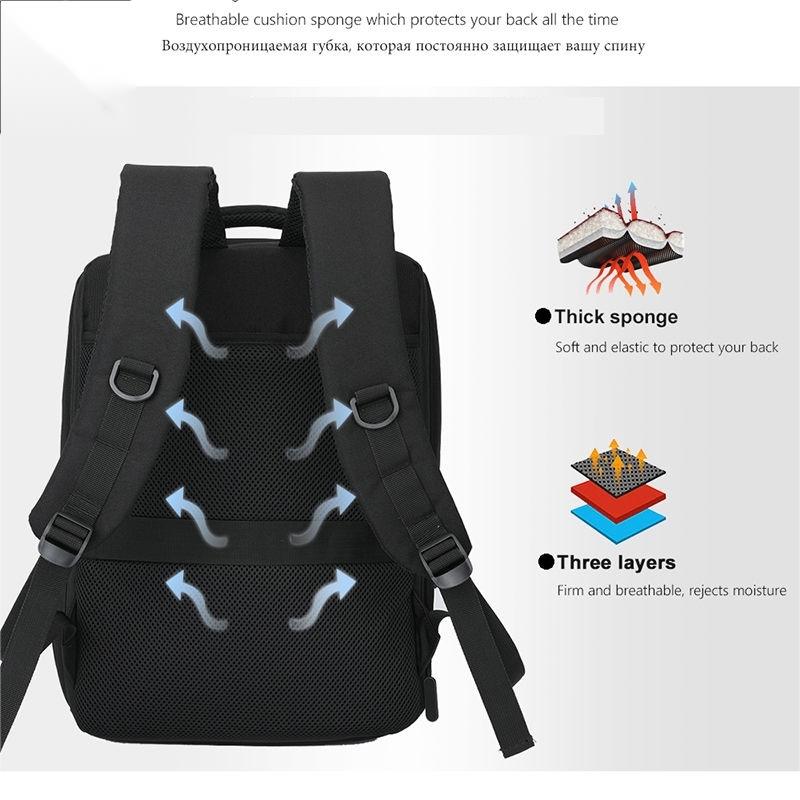 Men and women business backpack, view 5 - MRSLM