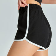 Women's cool cotton yoga shorts, view 4 - MRSLM