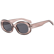 Retro oval sunglasses for women, view 4 - MRSLM