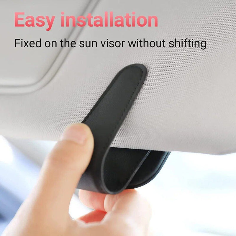 car visor sunglasses case and clip, view 14 - MRSLM