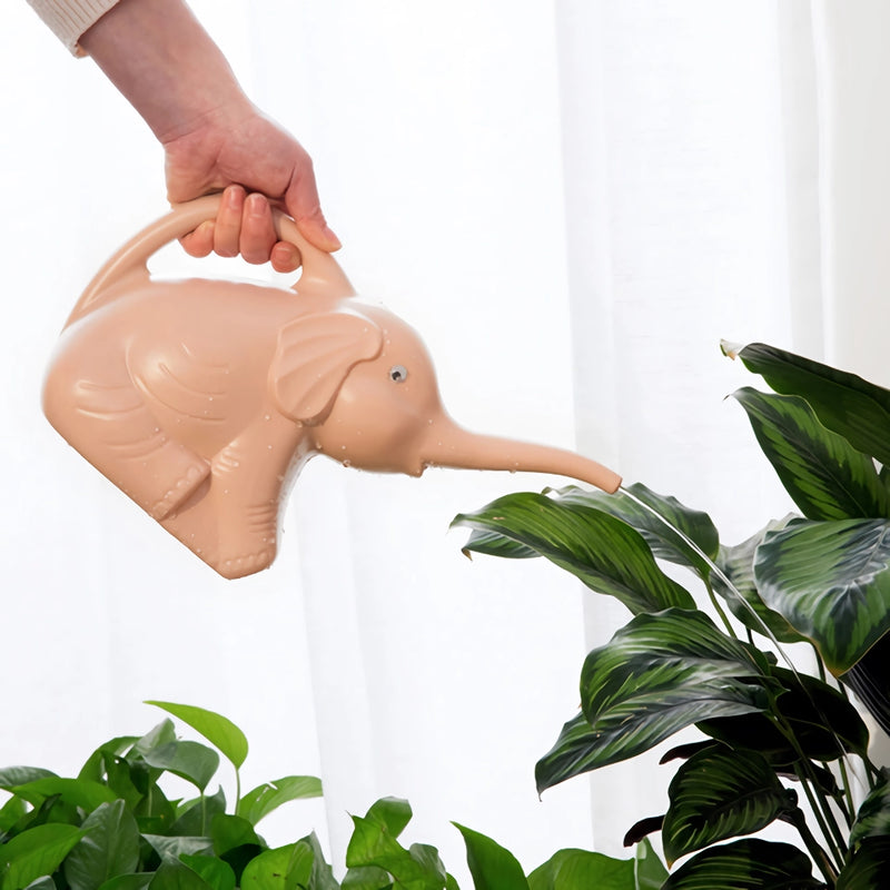elephant-shaped garden watering can, view 7 - MRSLM