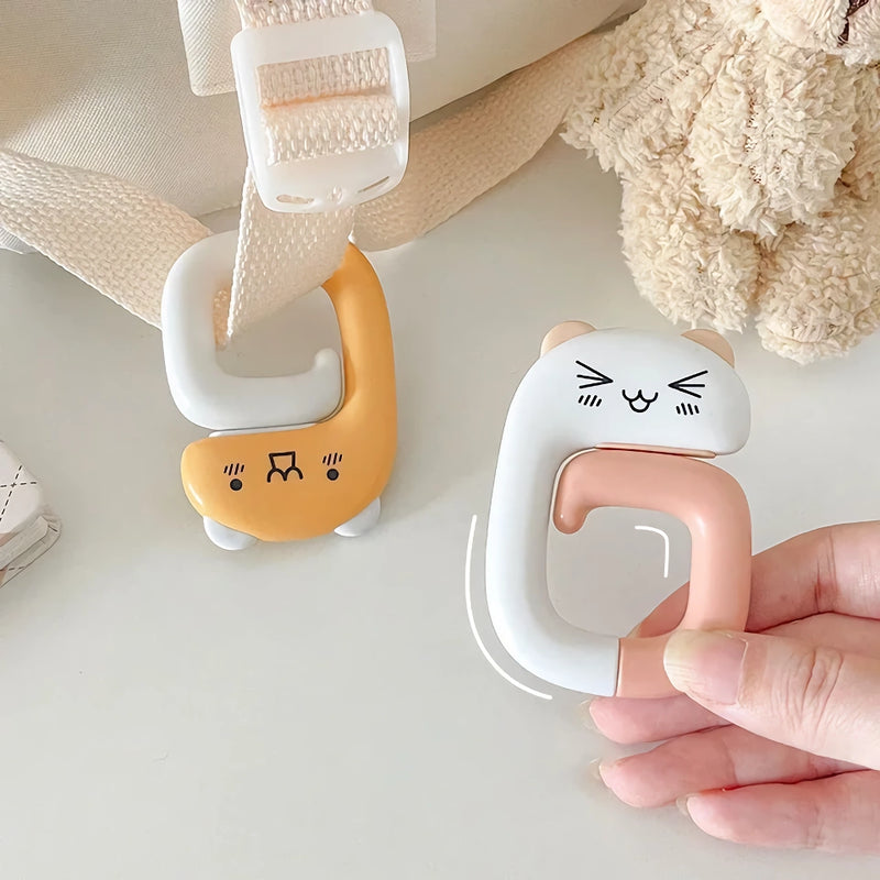 portable cartoon bag hanger hook, view 8 - MRSLM