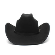 roll brim fedora cowboy hat, view 6 - MRSLM