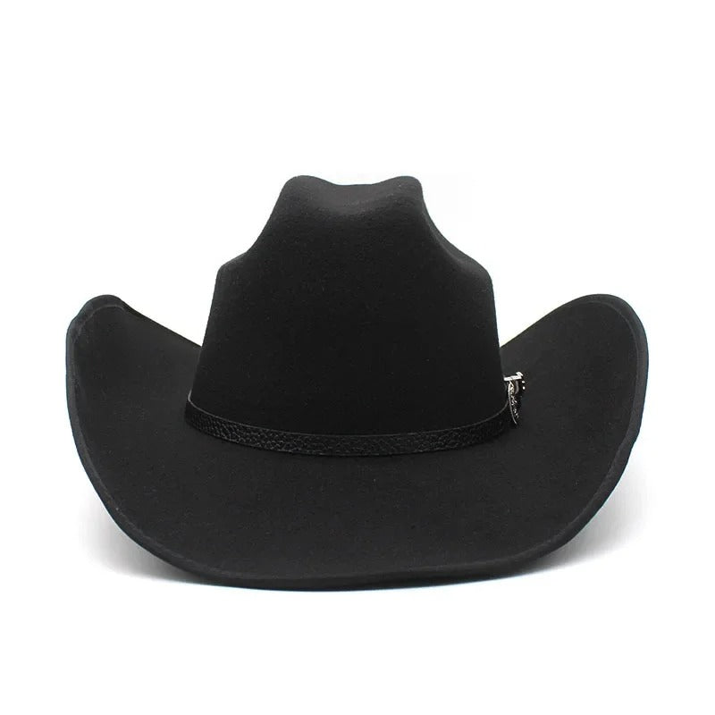 roll brim fedora cowboy hat, view 6 - MRSLM