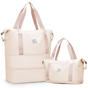 large expandable travel duffel bag, view 5 - MRSLM
