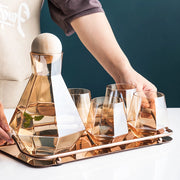 Glass carafe set with wood lid - MRSLM