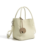 Genuine leather retro bucket bag, view 2 - MRSLM