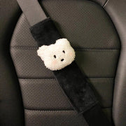 cartoon plush seat belt cover, view 2 - MRSLM