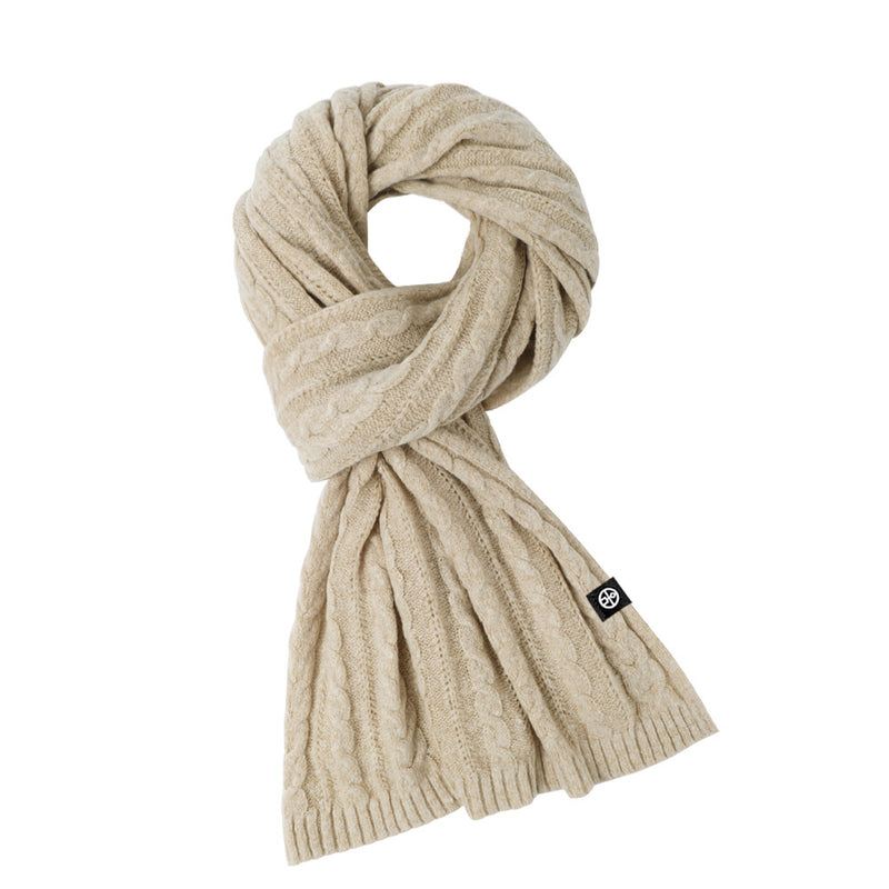 Women's long knit winter scarf, view 11 - MRSLM