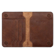 genuine leather passport holder rfid blocking, view 8 - MRSLM
