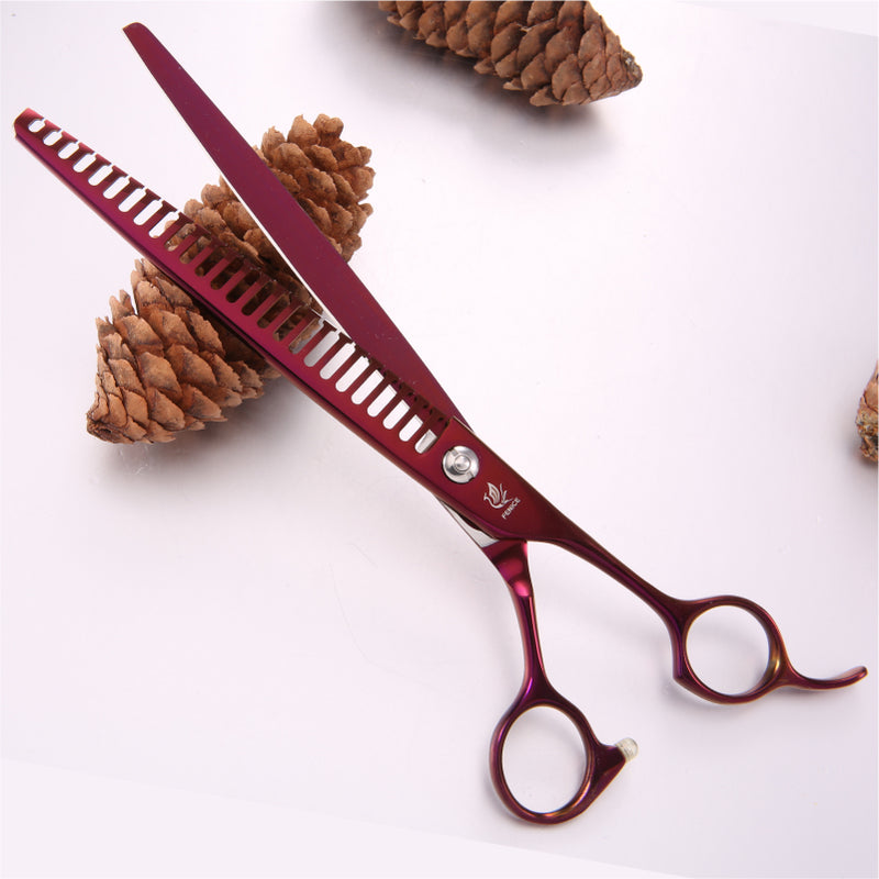 titanium-coated thinning shears for pets, view 6 - MRSLM