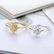 opal pearl lotus flower ring, view 9 - MRSLM