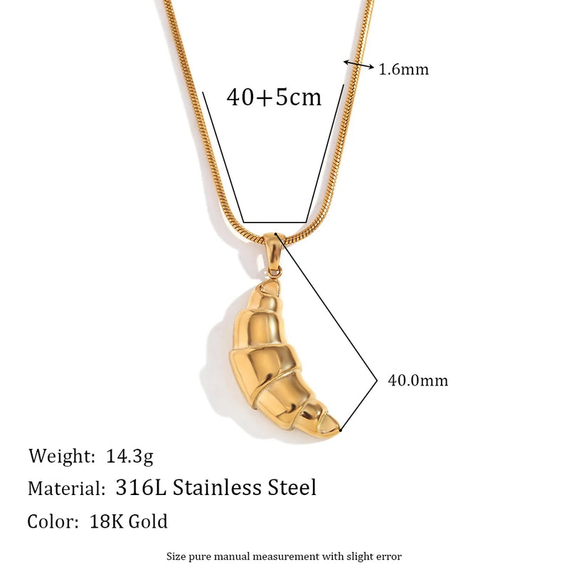 18k gold plated snake chain necklace, view 2 - MRSLM