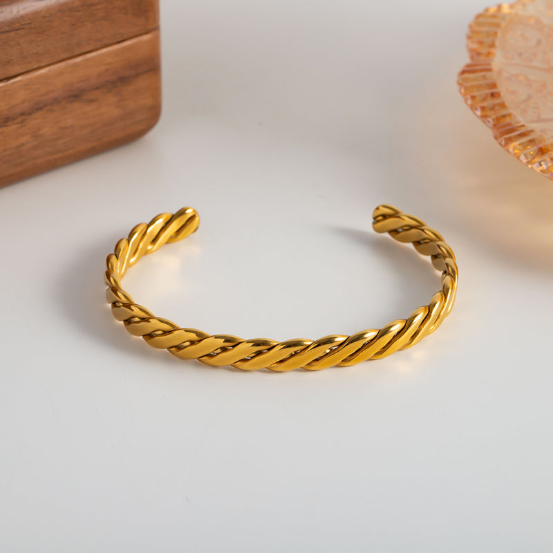 stainless steel Cuban chain bracelet, view 7 - MRSLM