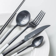 nordic stainless steel cutlery set, view 3 - MRSLM
