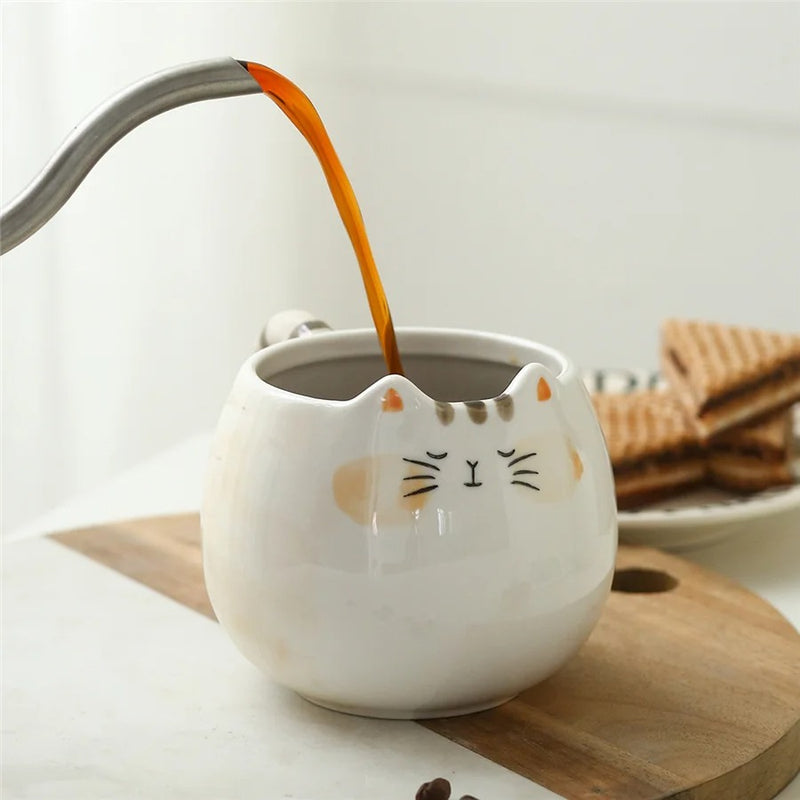 cat-shaped ceramic mug - MRSLM