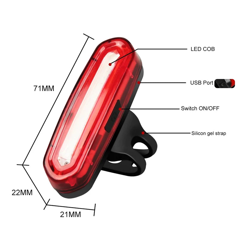 night cycling LED tail light, view 14 - MRSLM