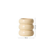 nordic ceramic candlestick holder, view 10 - MRSLM