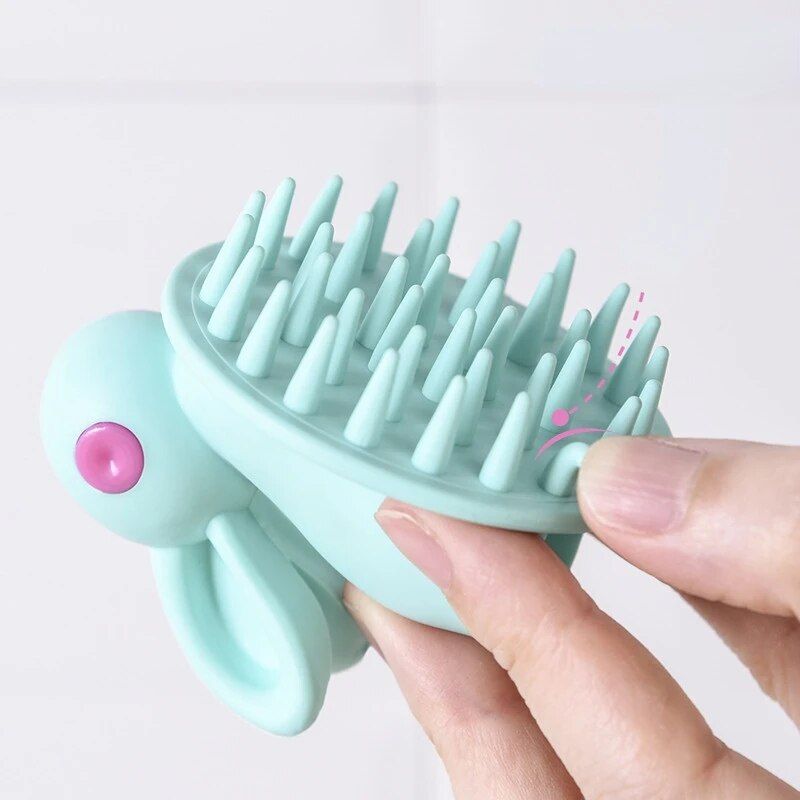 pet bath massager brush, view 8 - MRSLM