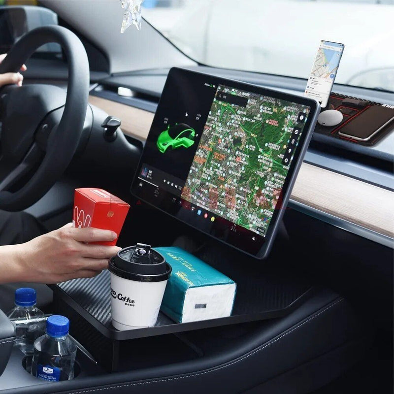 Tesla Model 3/Y console food tray, view 8 - MRSLM