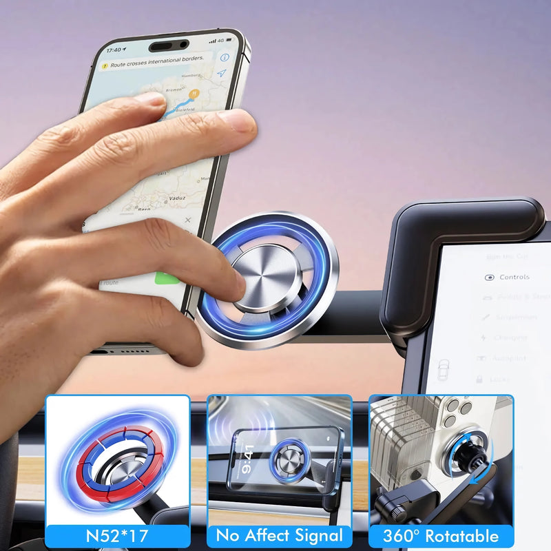 magnetic car phone holder, view 6 - MRSLM