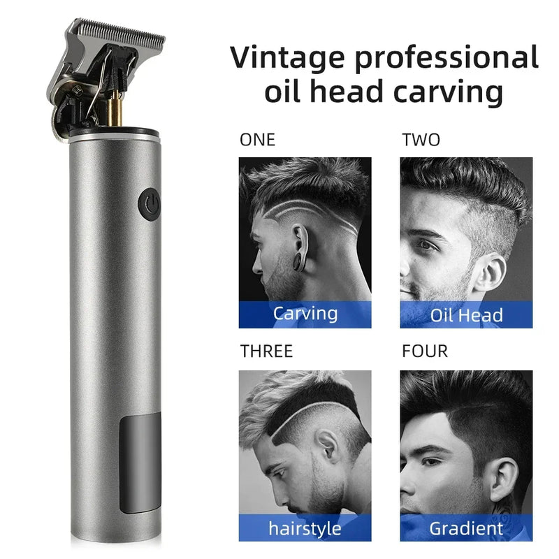 cordless electric hair trimmer for men, view 7 - MRSLM