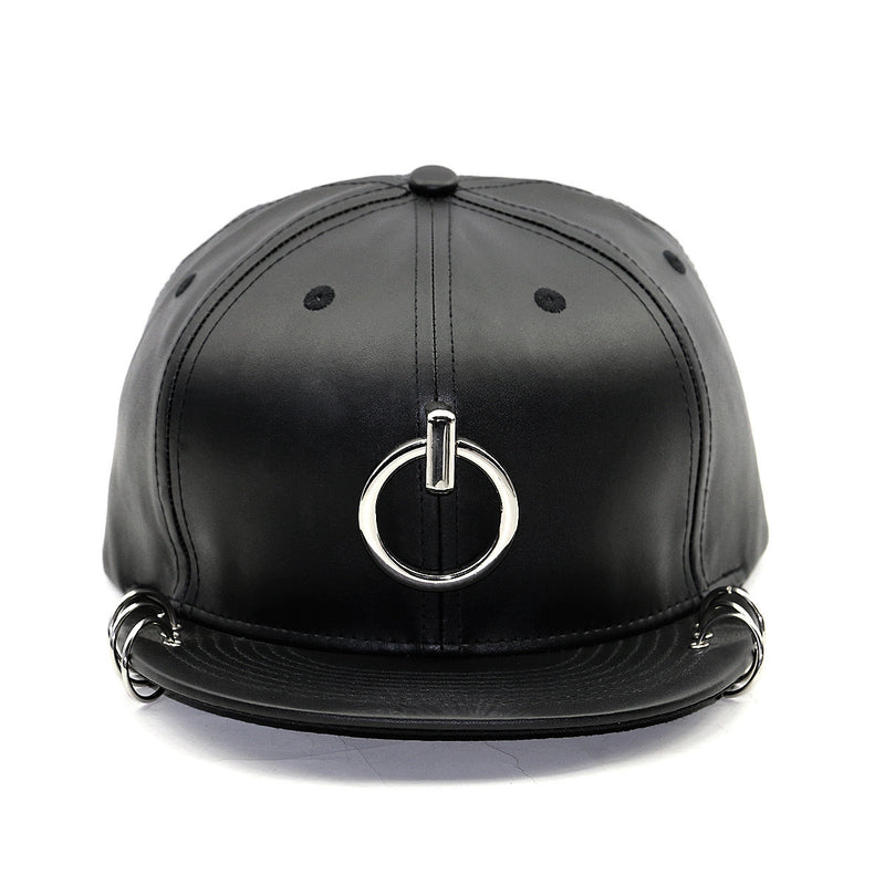 flat-brim hip hop cap, view 2 - MRSLM
