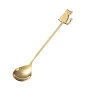 Cat stainless steel coffee spoon, view 8 - MRSLM