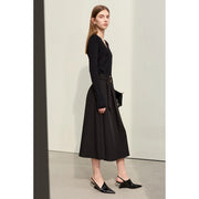 Women's A-line skirt with buckle belt, view 8 - MRSLM