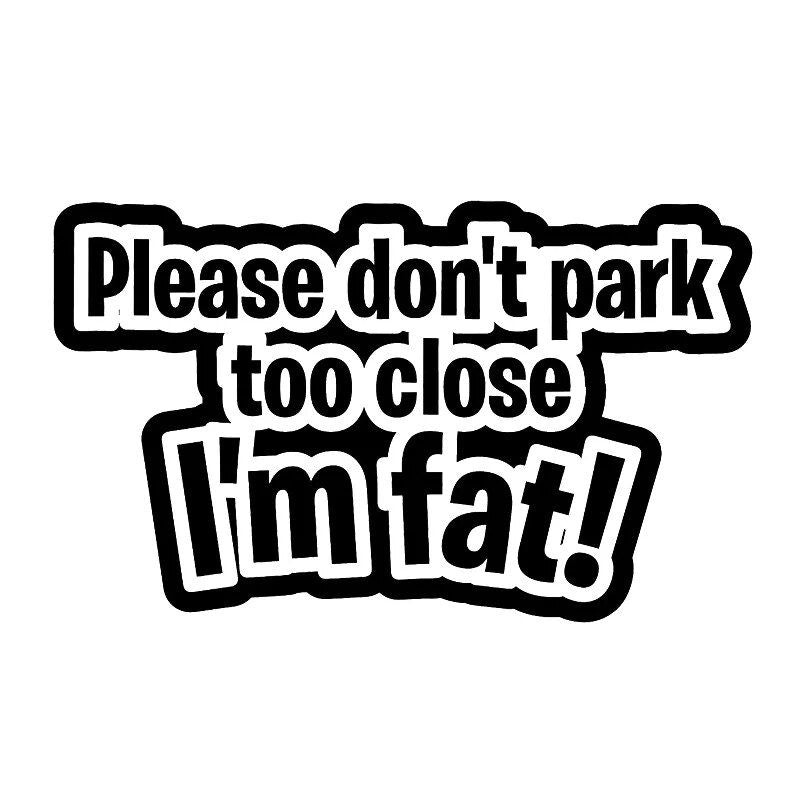 humorous parking space car sticker, view 2 - MRSLM