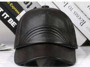 men's sheepskin leather baseball cap, view 8 - MRSLM