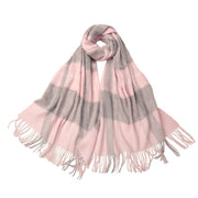 elegant plaid wool shawl, view 7 - MRSLM