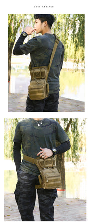 Men's tactical waist leg bag, view 10 - MRSLM