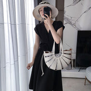 High waist A-line summer dress, view 2 - MRSLM