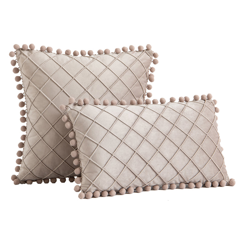velvet plaid throw pillow covers, view 17 - MRSLM