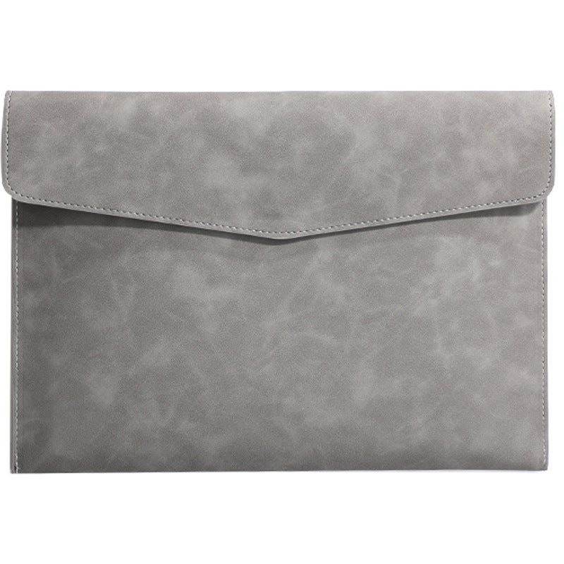 A4 PU leather document organizer, view 4 - MRSLM