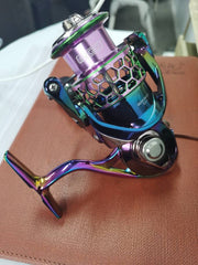 all-metal spinning fishing reel, view 4 - MRSLM
