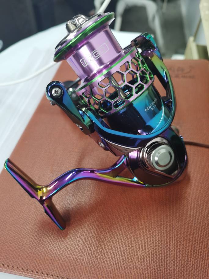 all-metal spinning fishing reel, view 4 - MRSLM