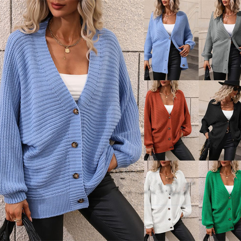 women's loose knitted patchwork sweater, view 9 - MRSLM