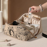 Large capacity waterproof travel makeup organizer - MRSLM