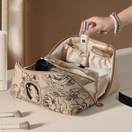 Large capacity waterproof travel makeup organizer - MRSLM