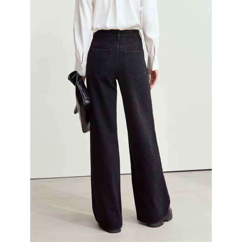 women's wide-leg retro jeans, view 5 - MRSLM