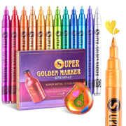 12 metallic paint pens, view 3 - MRSLM