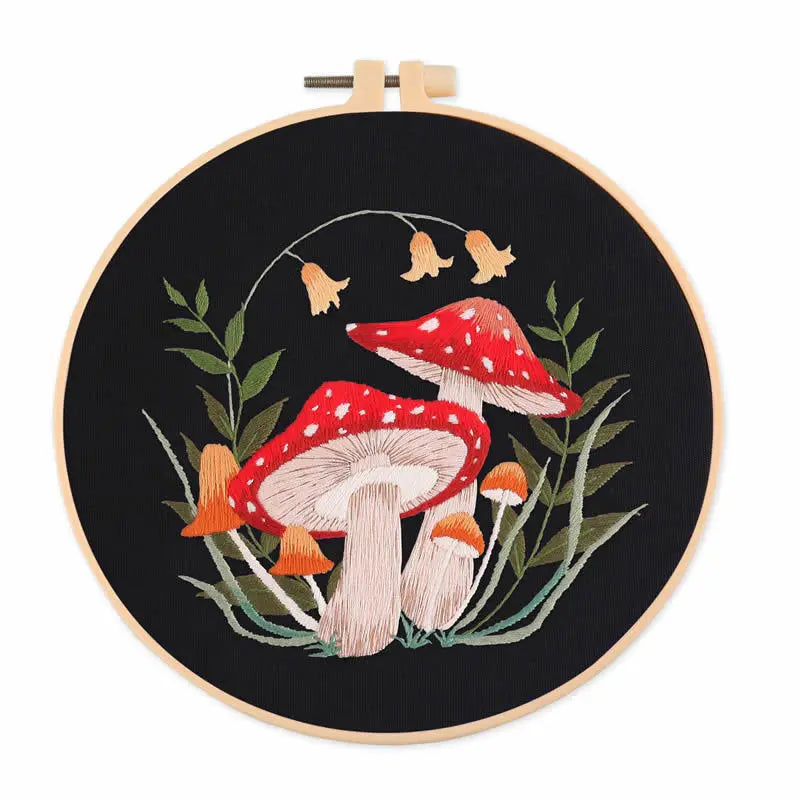 Mushroom embroidery kit, view 7 - MRSLM