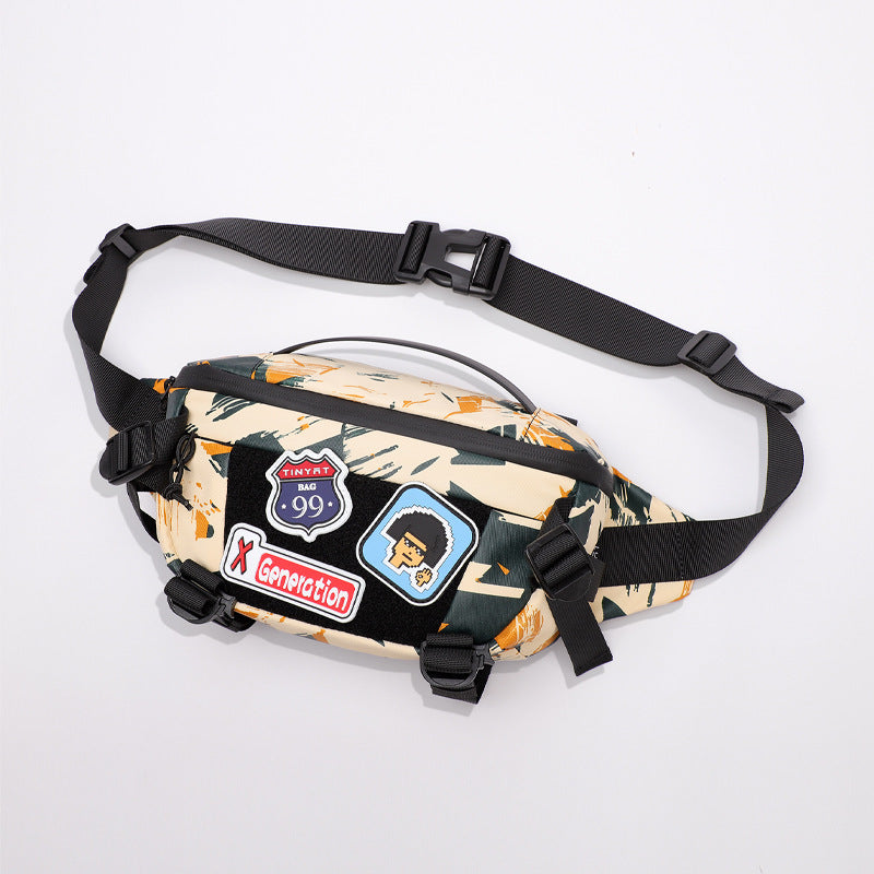 cycling chest bag camouflage, view 3 - MRSLM