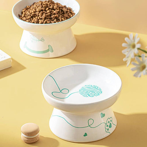 elevated ceramic pet bowl - MRSLM